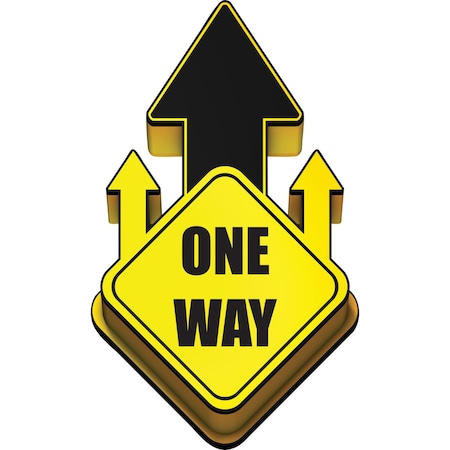 Brady Sign, 24 in Height, 14.3 in Width, Anti-skid Laminated Vinyl 152063